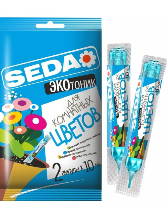 ЭКОтоник для комнатных цветов 10 мл [SEDA] купить с доставкой