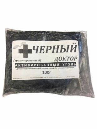 Уголь актив Черный Доктор 100 г
