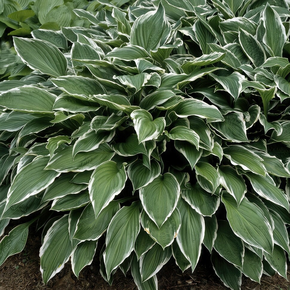Хоста Альбомаргината (Undulata Albomarginata) [M] купить с доставкой