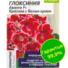 Глоксиния Аванти Красная с белым краем + подарок [Семена алтая] купить с доставкой