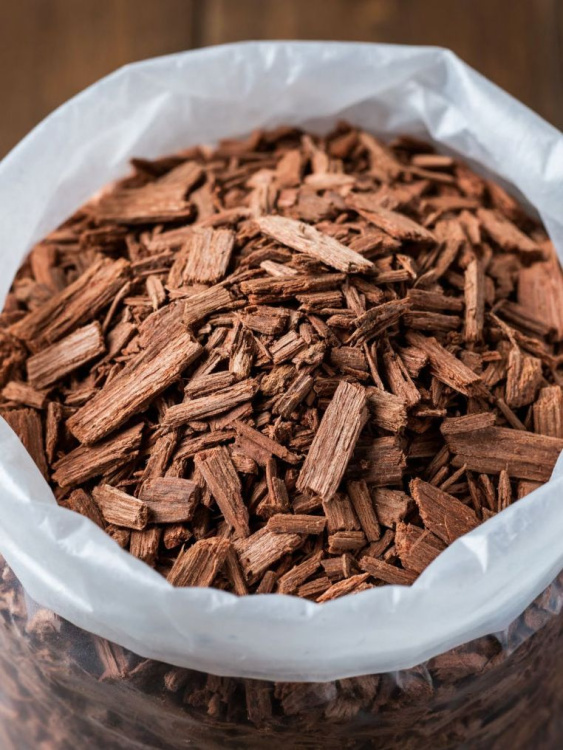 Мульча кора лиственницы 2-4 см [60л.] купить с доставкой