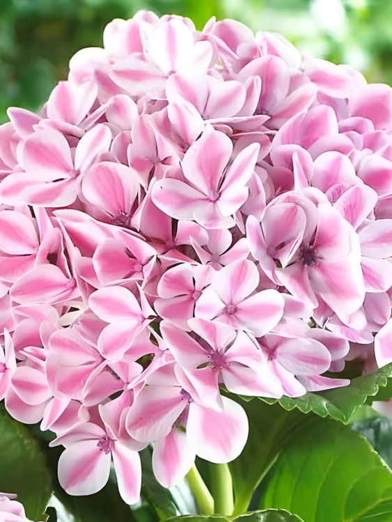 Гортензия Пепперминт (Peppermint) крупнолистная купить с доставкой